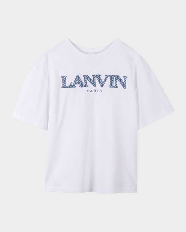 Boy's Logo-Embroidered T-Shirt, Size 4-6